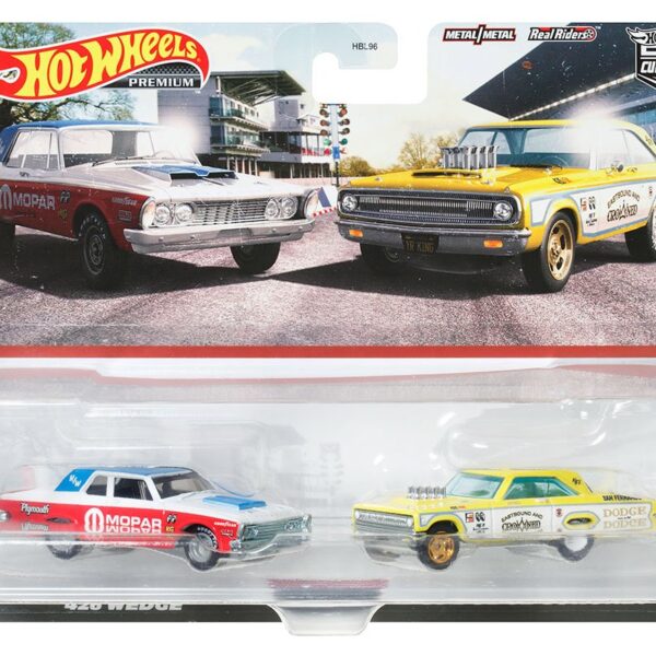 Hot Wheels 1:64 Car Culture 2-Pack 63 Plymouth Belverdere & 65 Dodge Coronet