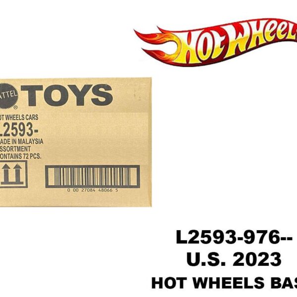 Hot Wheels 1:64 Basic Cars USA Assortment 2023 Q Factory Sealed Case