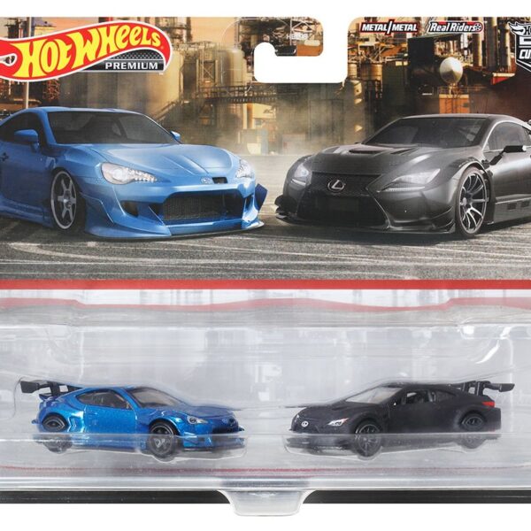 Hot Wheels 1:64 Car Culture 2-Pack Pandem Subaru BRZ & Lexus RCF GT3
