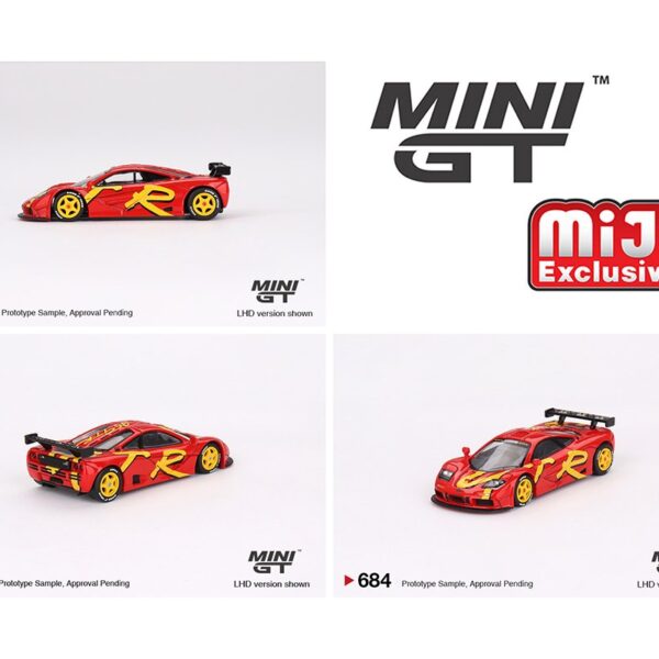 (Preorder) Mini GT 1:64 McLaren F1 GTR 1996 Presentation – MiJo Exclusives