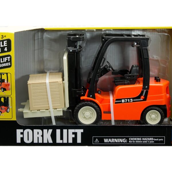 New Ray 1:14 Fork Lift & Accessories – Orange