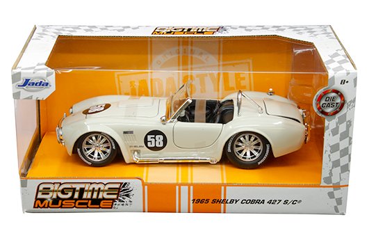 Jada 1:24 1965 Shelby Cobra 427 S/C â€“ Big Time Muscle