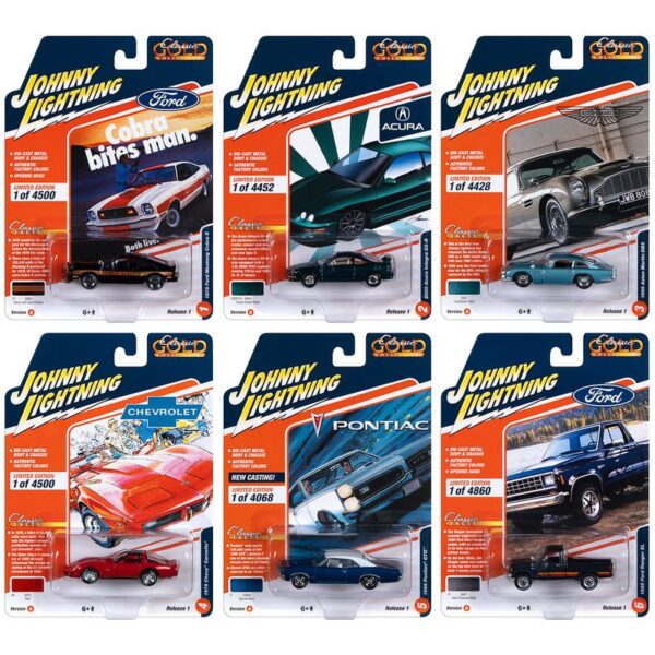 Johnny Lightning 1:64 Classic Gold 2023 Release 1 Version A Assortment