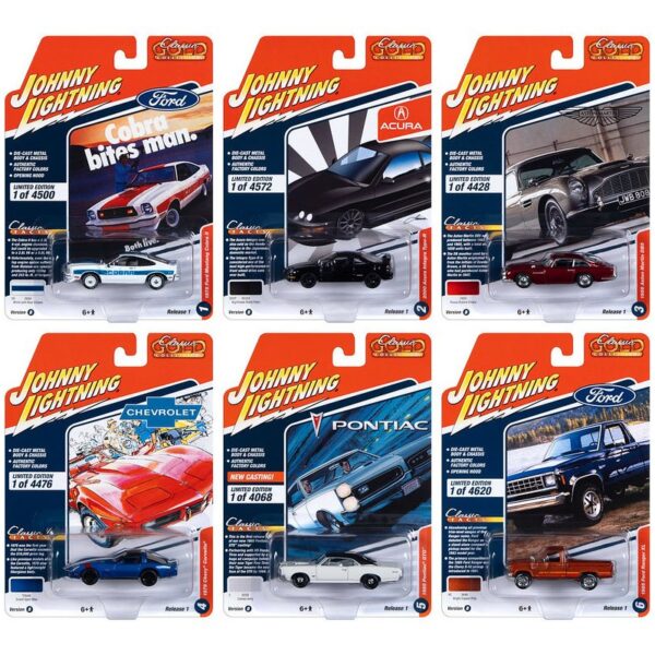 Johnny Lightning 1:64 Classic Gold 2023 Release 1 Version B Assortment