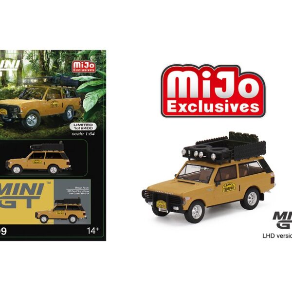Mini GT 1:64 Range Rover 1982 Camel Trophy Papua New Guinea Team USA (RHD) – Mijo Exclusives