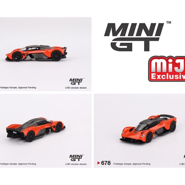 (Preorder) Mini GT 1:64 Aston Martin Valkyrie – Maximum Orange- MiJo Exclusives