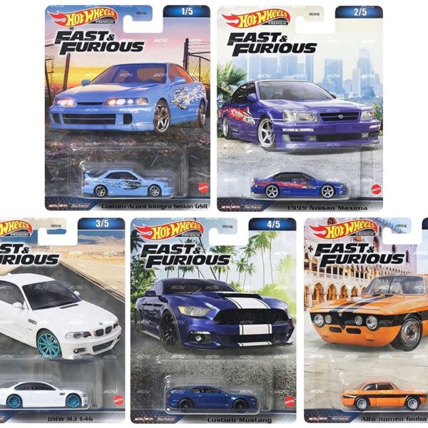 Hot Wheels 1:64 Fast & Furious 2023 C Case Assortments – SOLID CASE PACK 5 MODELS