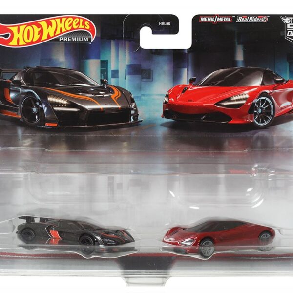 Hot Wheels 1:64 Car Culture 2 Pack McLaren Senna & McLaren 720S