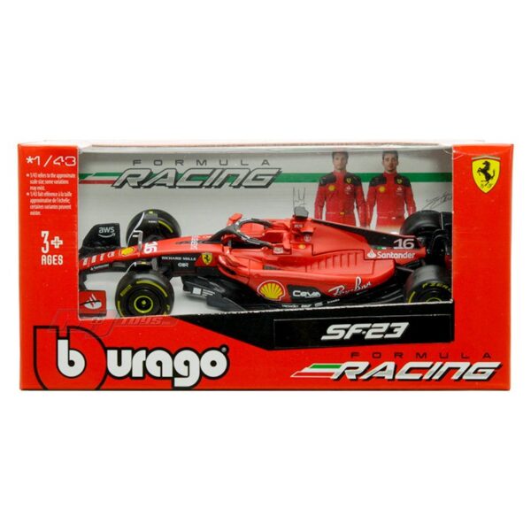 Bburago 1:43 Ferrari SF-23 #16 Charles Leclerc – Formula Racing