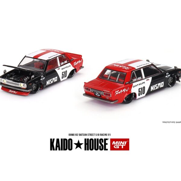 (Preorder) Kaido House x Mini GT 1:64 Datsun Street 510 Racing V1