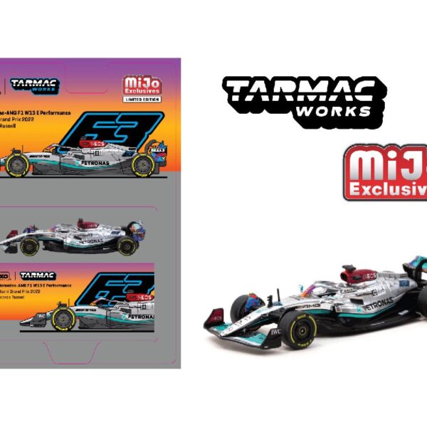(Preorder) Tarmac Works 1:64 Mercedes-AMG F1 W13 E Performance  Miami Grand Prix 2022 George Russell- MiJo Exclusives