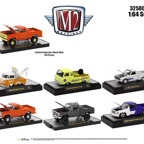 M2 Machines 1:64 Auto Thentics Release 80 2023 (6 Assortment)