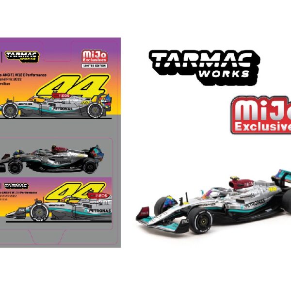 (Preorder) Tarmac Works 1:64 Mercedes-AMG F1 W13 E Performance Miami Grand Prix 2022 Lewis Hamilton- MiJo Exclusives