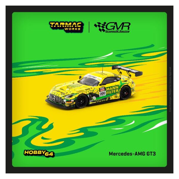 (Preorder) Tarmac Works 1:64 Mercedes-AMG GT3 Bathurst 12 Hour 2023 GruppeM Racing M. Engel / M. Grenier / R. Marciello
