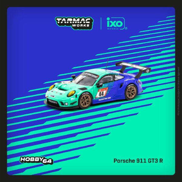 Tarmac Works 1:64 Porsche 911 GT3 R NÃ¼rburgring 24h 2019 Falken – K. Bachler / J. Bergmeister / M. Ragginger / D. Werner