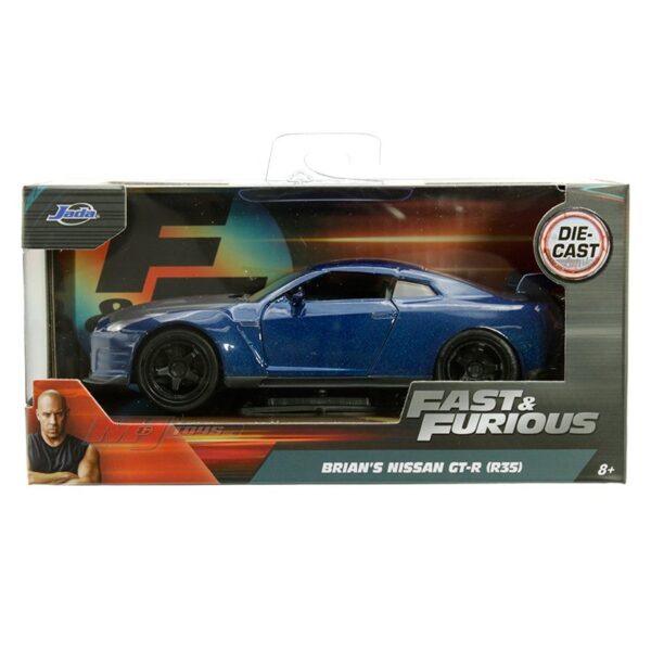 Jada 1:32 Fast & Furious Brian’s Nissan GT-R (R35) – Blue