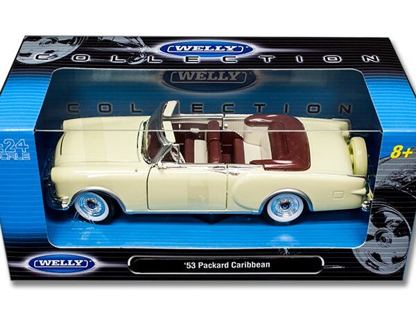 Welly 1:24 1953 Packard Caribbean Convertible – Cream