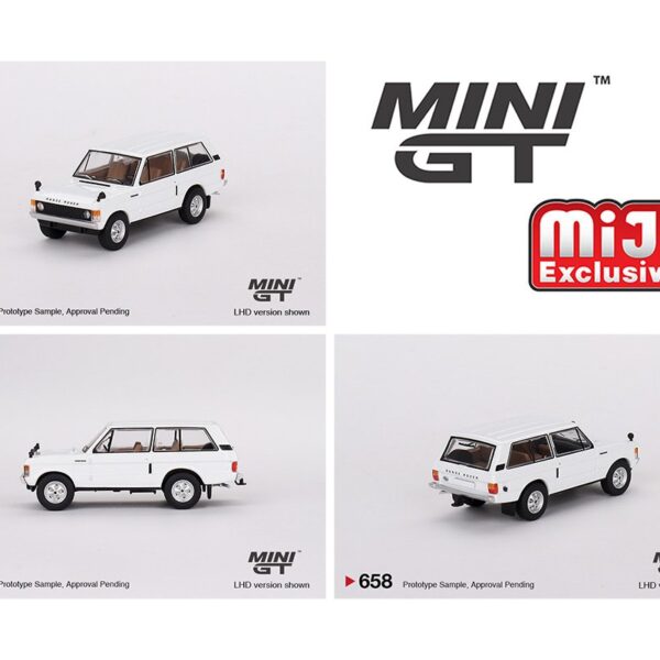 (Preorder) Mini GT 1:64 Range Rover Davos – White – MiJo Exclusives