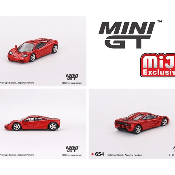 (Preorder) Mini GT 1:64 McLaren F1 – Red – MiJo Exclusives