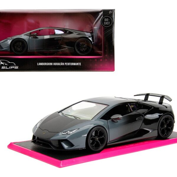 Jada 1:24 Lamborghini Huracan Performance â€“ Black â€“ Pink Slips