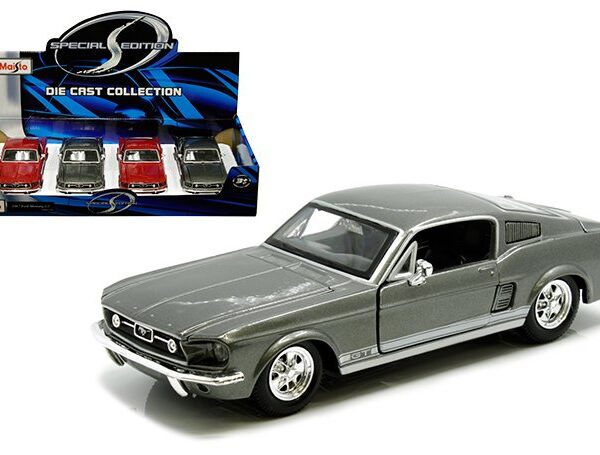 Maisto 1:24 1967 Ford Mustang â€“ Special Edition â€“ Display Tray Set of 4
