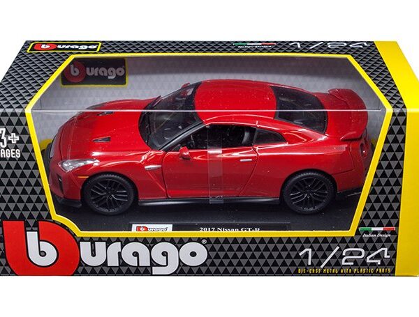 Bburago 1:24 2017 Nissan GT-R (Red)