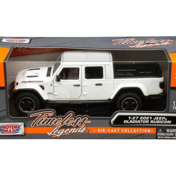 Motor Max 1:24 2021 Jeep Gladiator Rubicon Hard Top – Timeless Legends