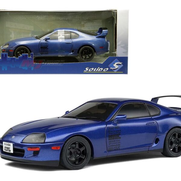 Solido 1:18 1993 Toyota Supra MK4 (A80) Streetfighter – Dark Blue