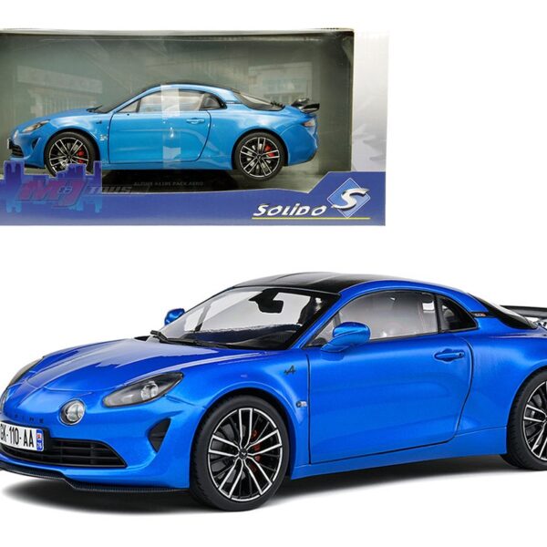 Solido 1:18 2023 Alpine A110S Pack Aero – Alpine Blue