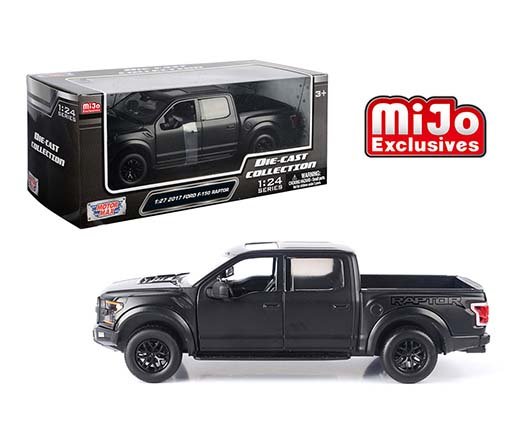 Motormax 1:24 2017 Ford F-150 Raptor -MiJo Exclusives (Matte Black)