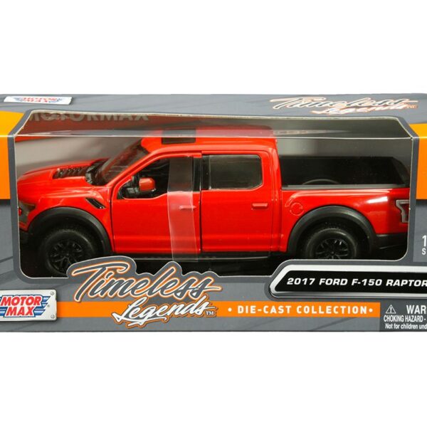 Motor Max 1:27 2017 Ford F-150 Raptor -Timeless Legends