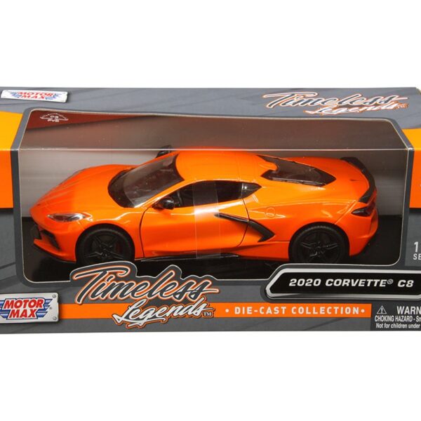 Motormax 1:24 2020 Chevrolet Corvette C8 Stingray -Timeless Legends