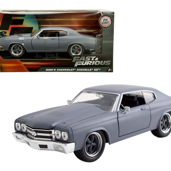 Jada 1:24 Dom’s Chevrolet Chevelle SS – Primer Grey – Fast & Furious