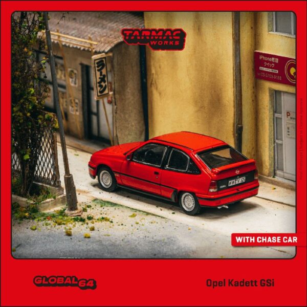 (Preorder) Tarmac Works 1:64 Opel Kadett GSi – Red – Global64