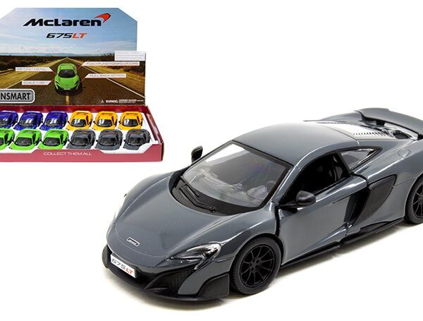 Kinsmart 1:36 McLaren 675LT 5″ (KT5392D) – Display Tray Set of 12