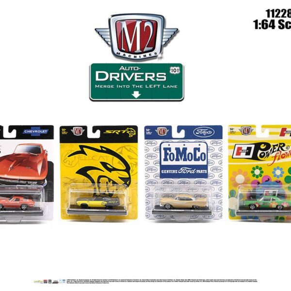 M2 Machines 1:64 Auto-Drivers Release 93 Assortment (6 styles)