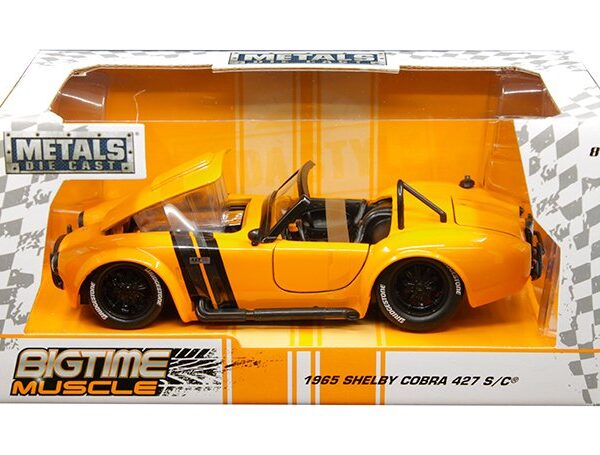 Jada 1:24 1965 Shelby Cobra 427 S/C (Orange) – Bigtime Muscle