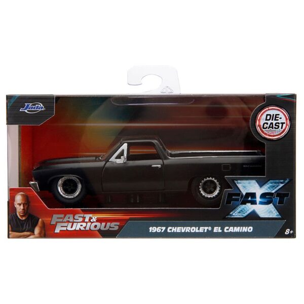 Jada 1:32 1967 Chevrolet El Camino (Matte Black) – Fast & Furious: Fast X 10