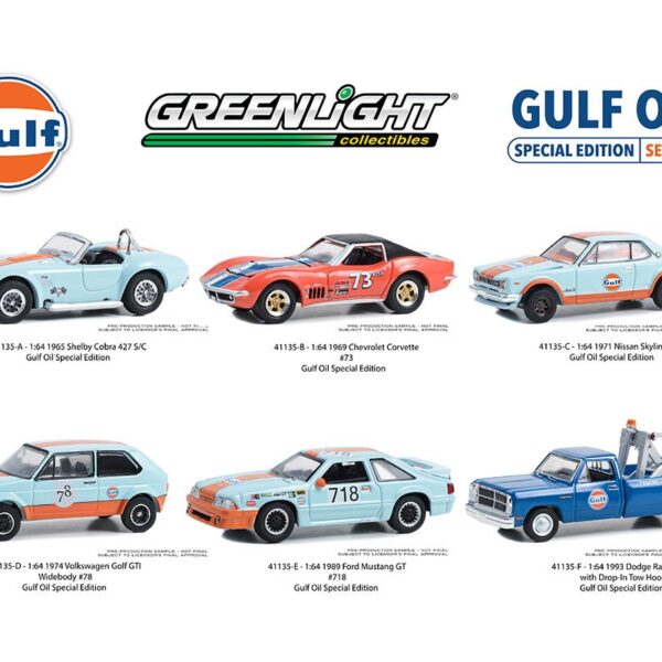 Greenlight 1:64 Gulf Oil Special Edition Series 1 Assortment