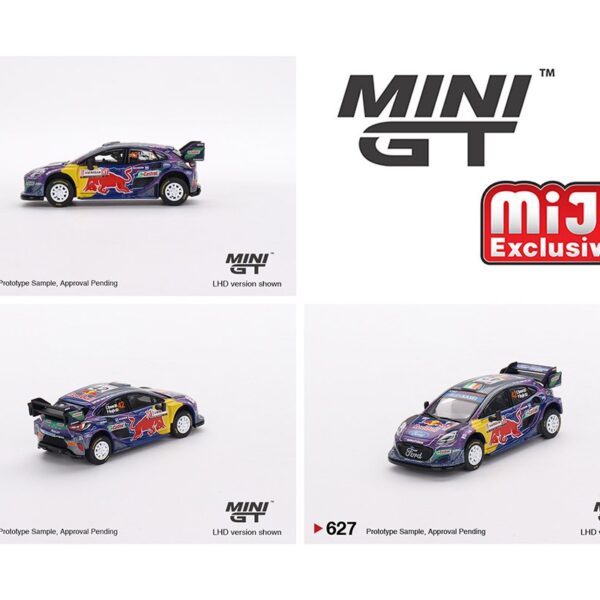 (Preorder) Mini GT 1:64 Ford Puma Rally1 #42 M-Sport Ford WRT – 2022 Rally Italia Sardegna 2nd Place – MiJo Exclusives