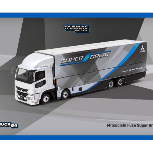 (Preorder) Tarmac Works 1:64 Mitsubishi Fuso Super Great Transporter