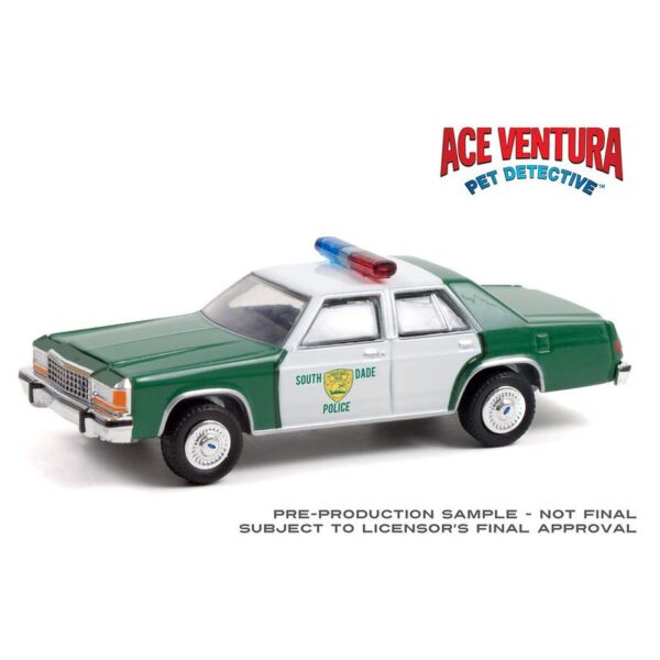Greenlight 1:64 Hollywood Series 33 1983 Ford LTD Crown Victoria Miami Police Department – Ace Ventura