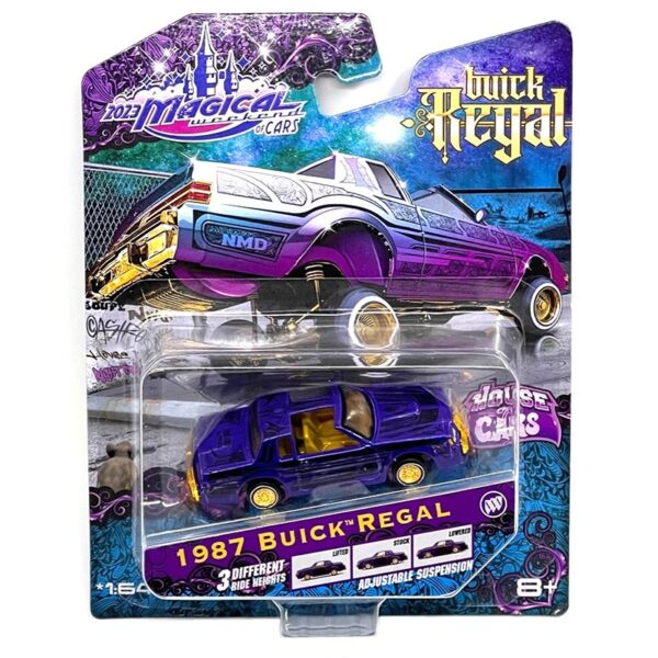 Maisto 1:64 2023 Magical Weekend Of Cars Exclusive 1987 Buick Regal Lowrider Purple Limited Edition