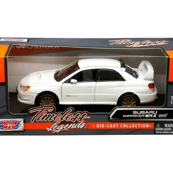 Motormax 1:24 Subaru Impreza WRX STI â€“ Timeless Legends