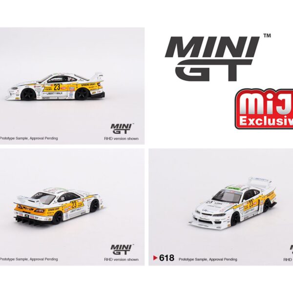 (Preorder) Mini GT 1:64 Nissan LB-Super Silhouette S15 SILVIA #23 2022 Goodwood Festival of Speed – Mijo Exclusives