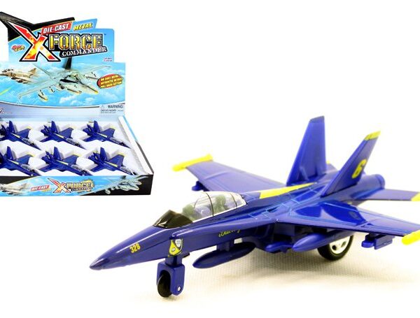 Aircraft 6.5″ U.S. Navy – Blue Angels F/A-18 -XForce Commander – Display Tray Set of 6