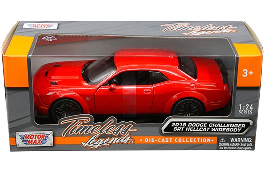 Motormax 1:24 2018 Dodge Challenger SRT Hellcat – Timeless Legends