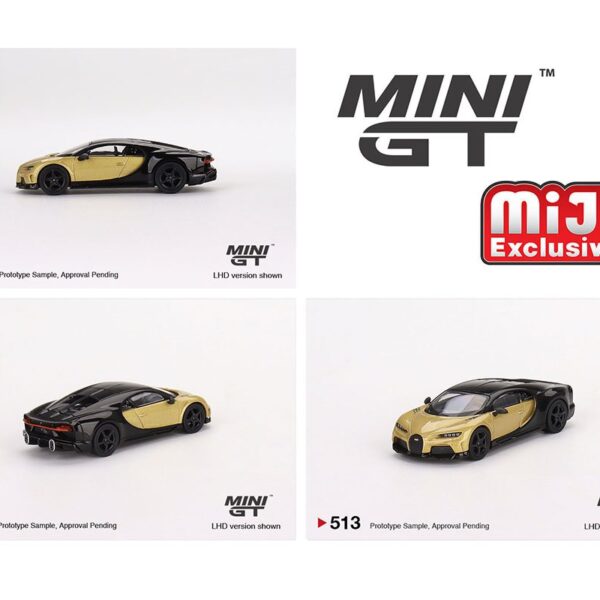 Mini GT 1:64 Bugatti Chiron Super Sport Gold – MiJo Exclusive