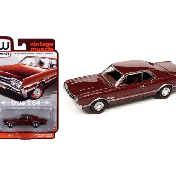 Auto World 1:64 1966 Oldsmobile 442 – Autumn Bronze Poly – Premium 2023 Release 2 Version A