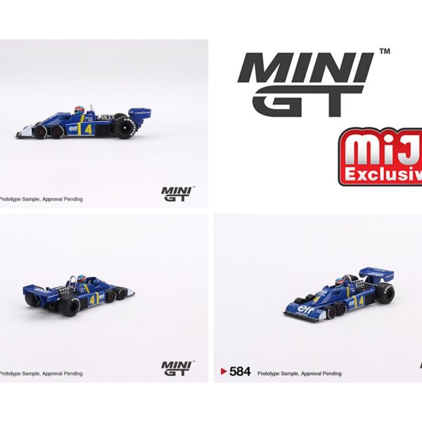 (Preorder) Mini GT 1:64 Tyrrell P34 #4 Patrick Depailler 1976 Swedish GP 2nd Place